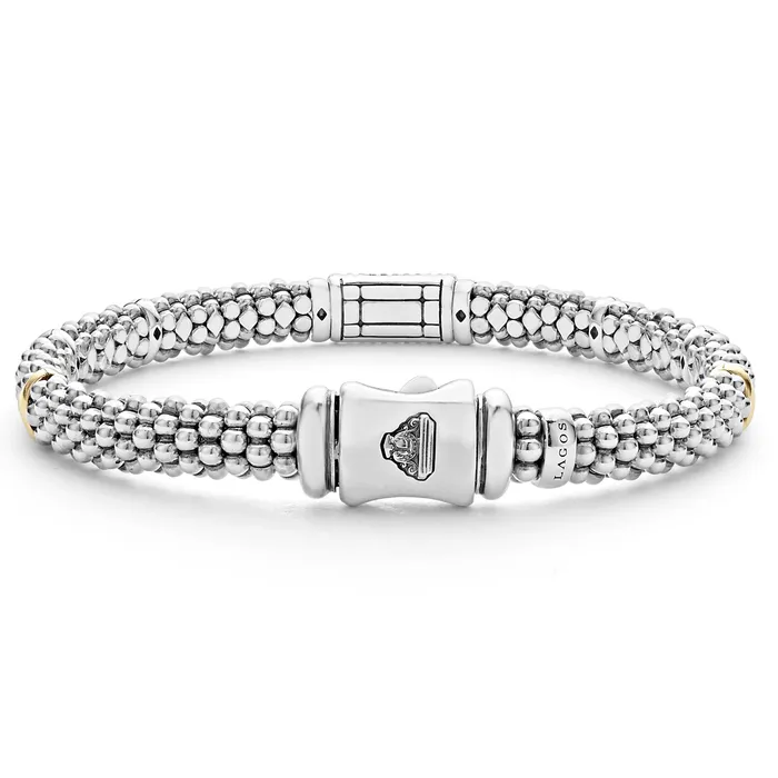 Signature Caviar Pink Sapphire Caviar Bracelet 6mm LAGOS Bracelets