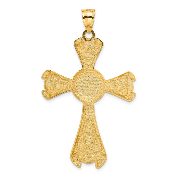 14k Celtic Cross Pendant TreasureFineJewelers Necklaces