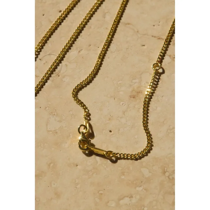 L Initial Cursive Engraved Pendant Necklace 14K 925 Gold Vermeil Ema Jewels Necklaces