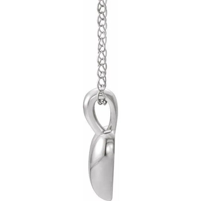 Sterling Silver Youth Heart 15 Necklace TreasureFineJewelers Necklaces