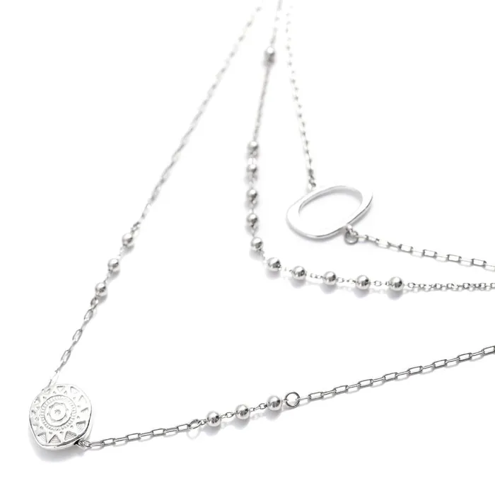 WellDunn Helios Silver Necklace Necklaces