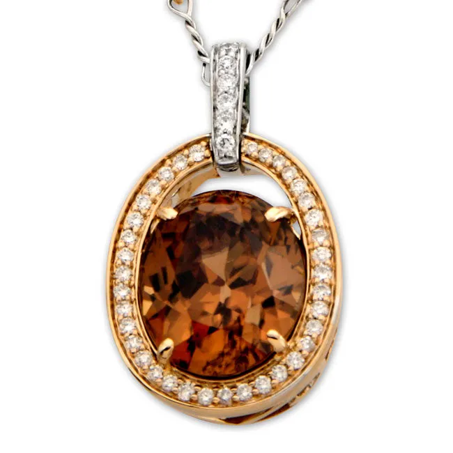Frederic Sage Necklaces Brown Zircon Necklace324267