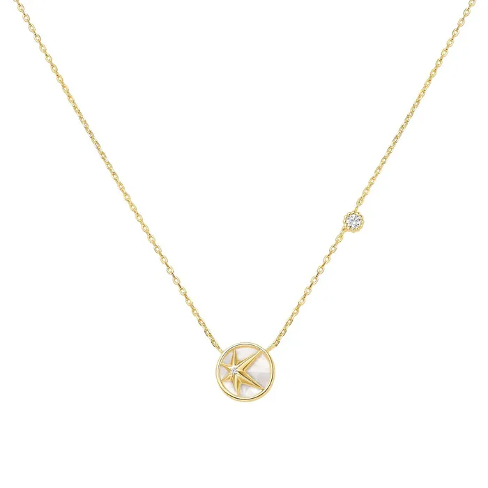 Miss Dainty Starry Mother of Pearl Necklace Ania Haie Necklaces