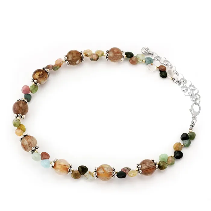 Necklaces Elisa Ilana Rutilated Quartz and Tourmaline Necklace343149 Necklaces Elisa Ilana Rutilated Quartz and Tourmaline Necklace343149