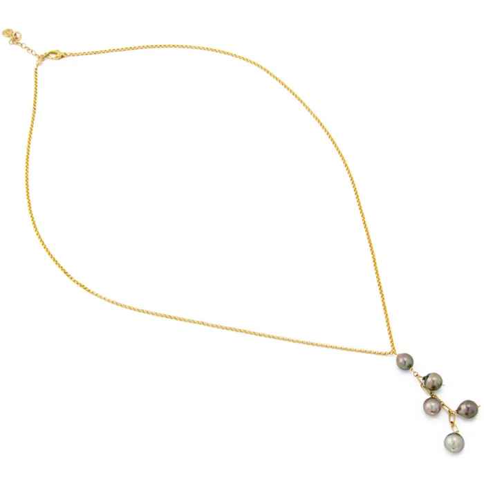 Necklaces Elisa Ilana The Goddess Collection Tahitian Pearl Necklace Necklaces Elisa Ilana The Goddess Collection Tahitian Pearl Necklace