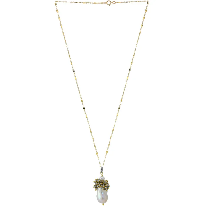 The Goddess Collection Baroque Pearl Necklace Elisa Ilana Necklaces The Goddess Collection Baroque Pearl Necklace Elisa Ilana Necklaces
