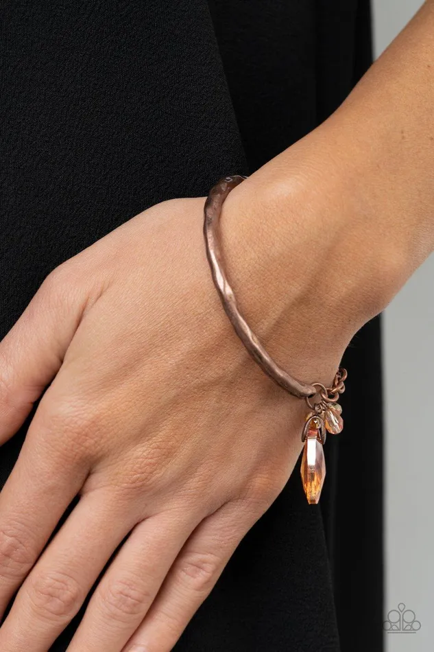 Bracelets Paparazzi Accessories Let Yourself GLOW Copper Bracelet Jewelry by Bretta Bracelets Paparazzi Accessories Let Yourself GLOW Copper Bracelet Jewelry by Bretta