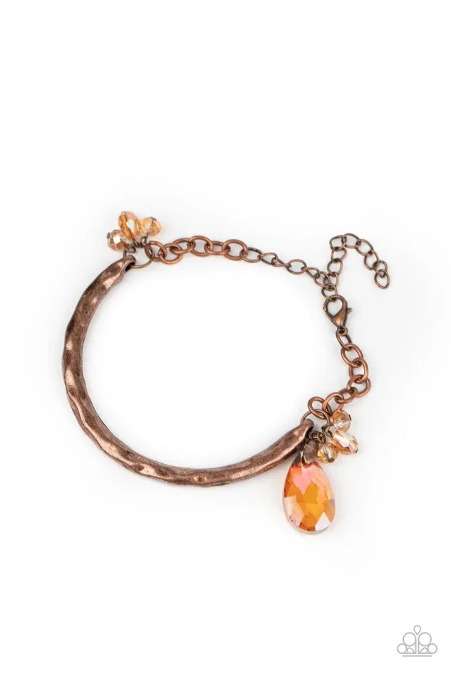 Bracelets Paparazzi Accessories Let Yourself GLOW Copper Bracelet Jewelry by Bretta