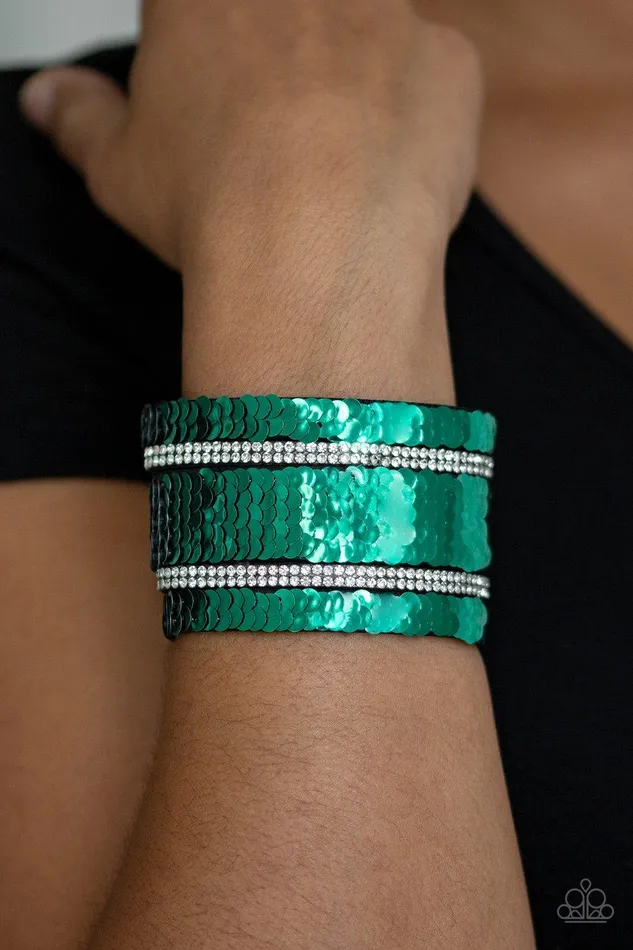MERMAID Service Green Bracelet Jewelry By Bretta Paparazzi Accessories Bracelets MERMAID Service Green Bracelet Jewelry By Bretta Paparazzi Accessories Bracelets
