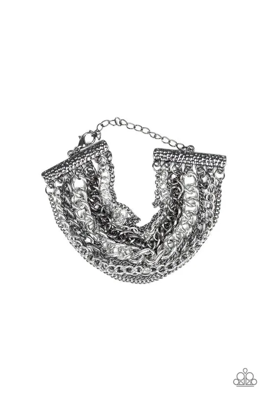 Metallic Horizon Black Bracelet Jewelry by Bretta Paparazzi Accessories Bracelets Metallic Horizon Black Bracelet Jewelry by Bretta Paparazzi Accessories Bracelets