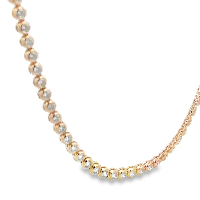 Necklaces YaninaCo Jewelry Bezeled Diamond Necklace