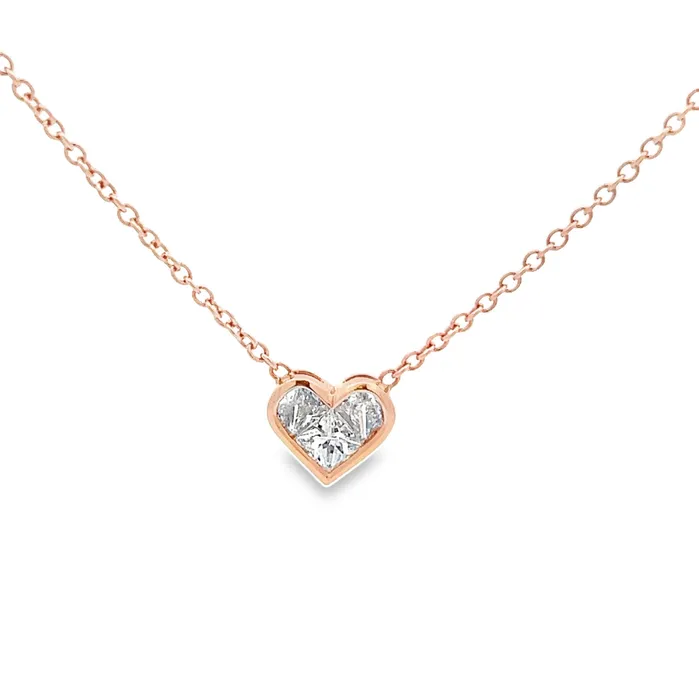 Necklaces YaninaCo Jewelry Diamond Heart Pendant