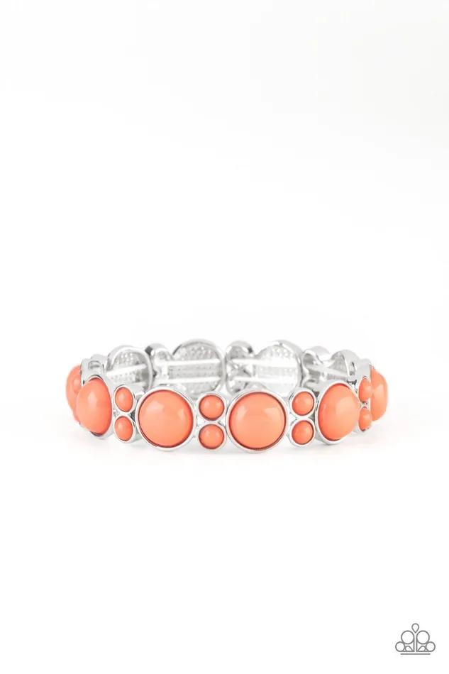 Paparazzi Accessories Bracelets Bubbly Belle Orange Bracelet Jewelry by Bretta Paparazzi Accessories Bracelets Bubbly Belle Orange Bracelet Jewelry by Bretta