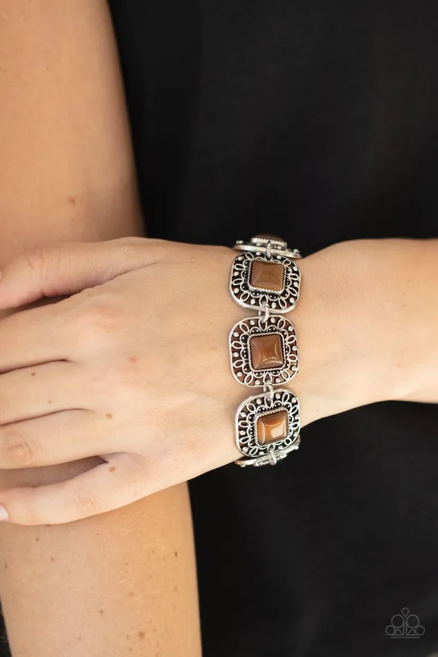 Paparazzi Accessories Bracelets Dreamy Destinations Brown Bracelet Jewelry by Bretta Paparazzi Accessories Bracelets Dreamy Destinations Brown Bracelet Jewelry by Bretta