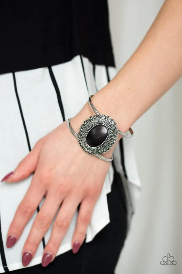Paparazzi Accessories Bracelets Extra EMPRESSive Black Cuff Bracelet Jewelry by Bretta Paparazzi Accessories Bracelets Extra EMPRESSive Black Cuff Bracelet Jewelry by Bretta