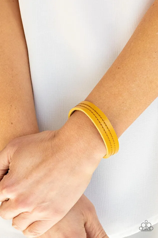 Paparazzi Accessories Bracelets Life is WANDERful Yellow Bracelet Jewelry by Bretta Paparazzi Accessories Bracelets Life is WANDERful Yellow Bracelet Jewelry by Bretta