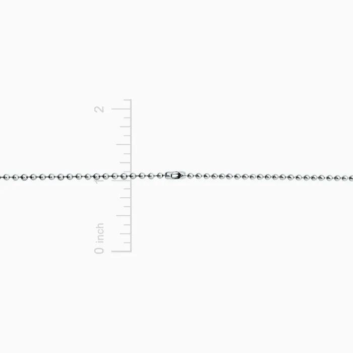 Sandy Steven Engravers Necklaces Engravable Mens Stainless Steel Dog Tag Slider Necklace with Ball Chain Large