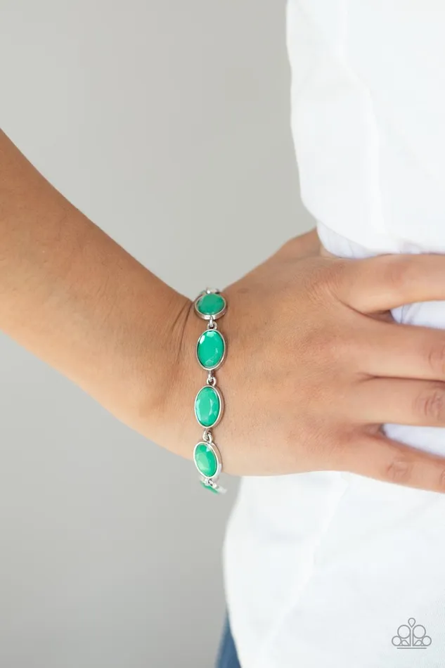Smooth Move Green Bracelet Jewelry by Bretta Paparazzi Accessories Bracelets